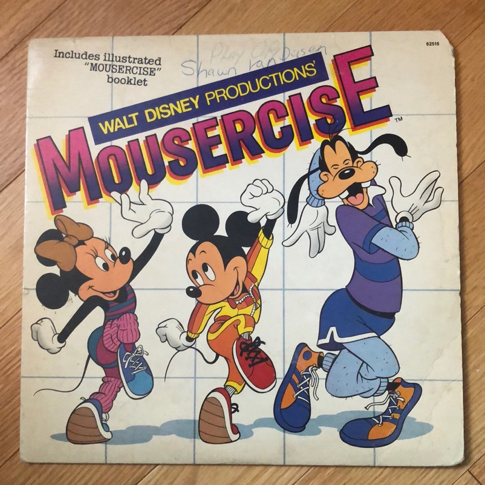 Vintage Disney Vinyl “Mousercise”